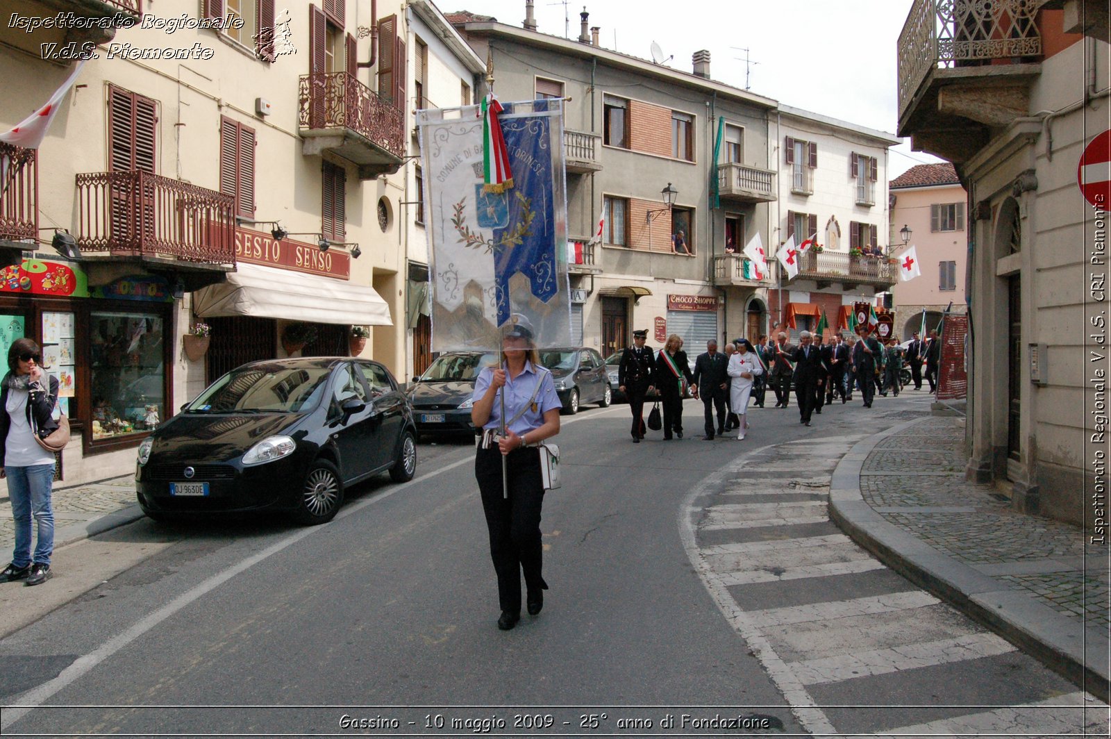 Gassino - 10 maggio 2009 - 25 anno di Fondazione -  Croce Rossa Italiana - Ispettorato Regionale Volontari del Soccorso Piemonte