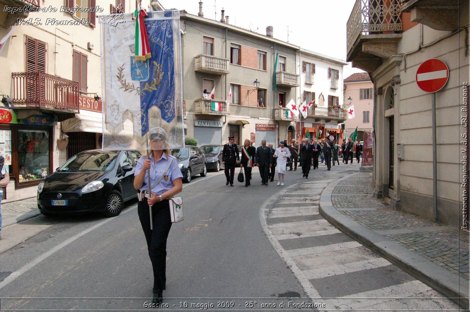 Gassino - 10 maggio 2009 - 25 anno di Fondazione -  Croce Rossa Italiana - Ispettorato Regionale Volontari del Soccorso Piemonte