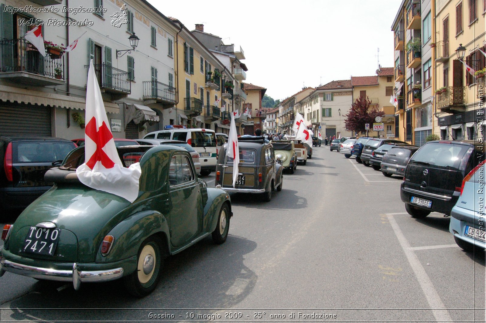 Gassino - 10 maggio 2009 - 25 anno di Fondazione -  Croce Rossa Italiana - Ispettorato Regionale Volontari del Soccorso Piemonte