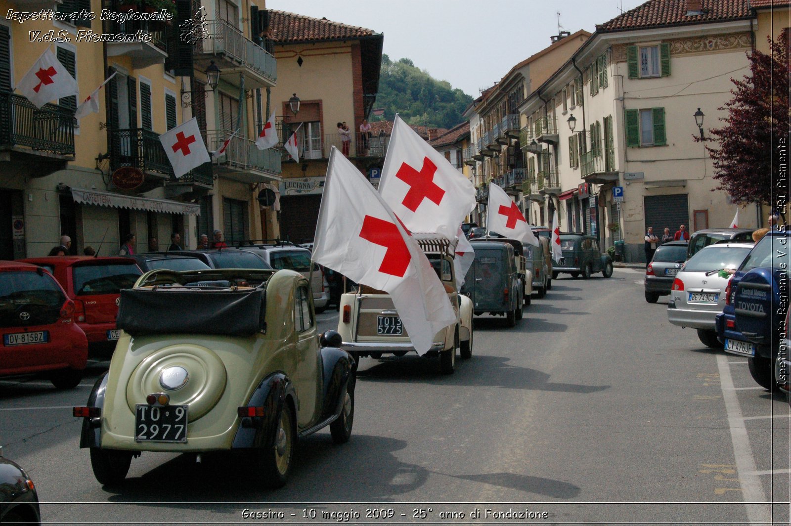 Gassino - 10 maggio 2009 - 25 anno di Fondazione -  Croce Rossa Italiana - Ispettorato Regionale Volontari del Soccorso Piemonte