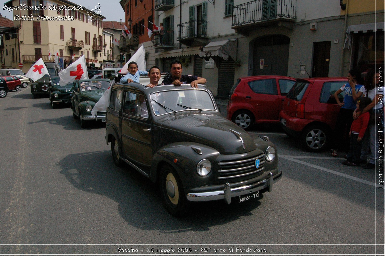 Gassino - 10 maggio 2009 - 25 anno di Fondazione -  Croce Rossa Italiana - Ispettorato Regionale Volontari del Soccorso Piemonte