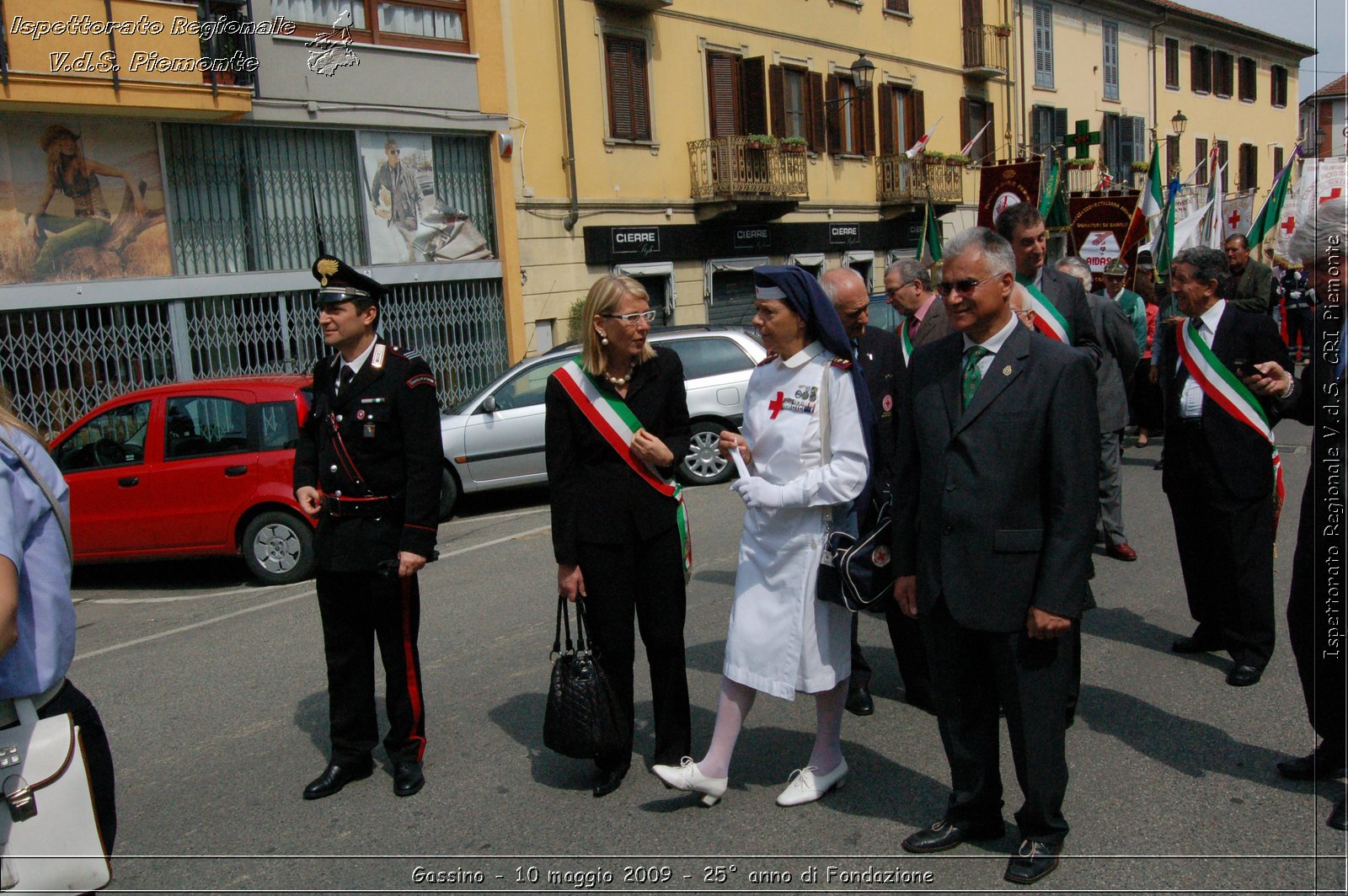 Gassino - 10 maggio 2009 - 25 anno di Fondazione -  Croce Rossa Italiana - Ispettorato Regionale Volontari del Soccorso Piemonte