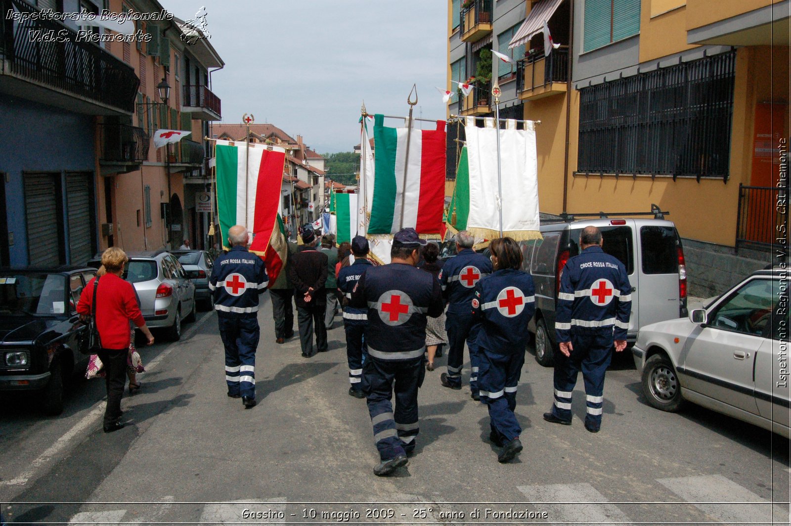 Gassino - 10 maggio 2009 - 25 anno di Fondazione -  Croce Rossa Italiana - Ispettorato Regionale Volontari del Soccorso Piemonte