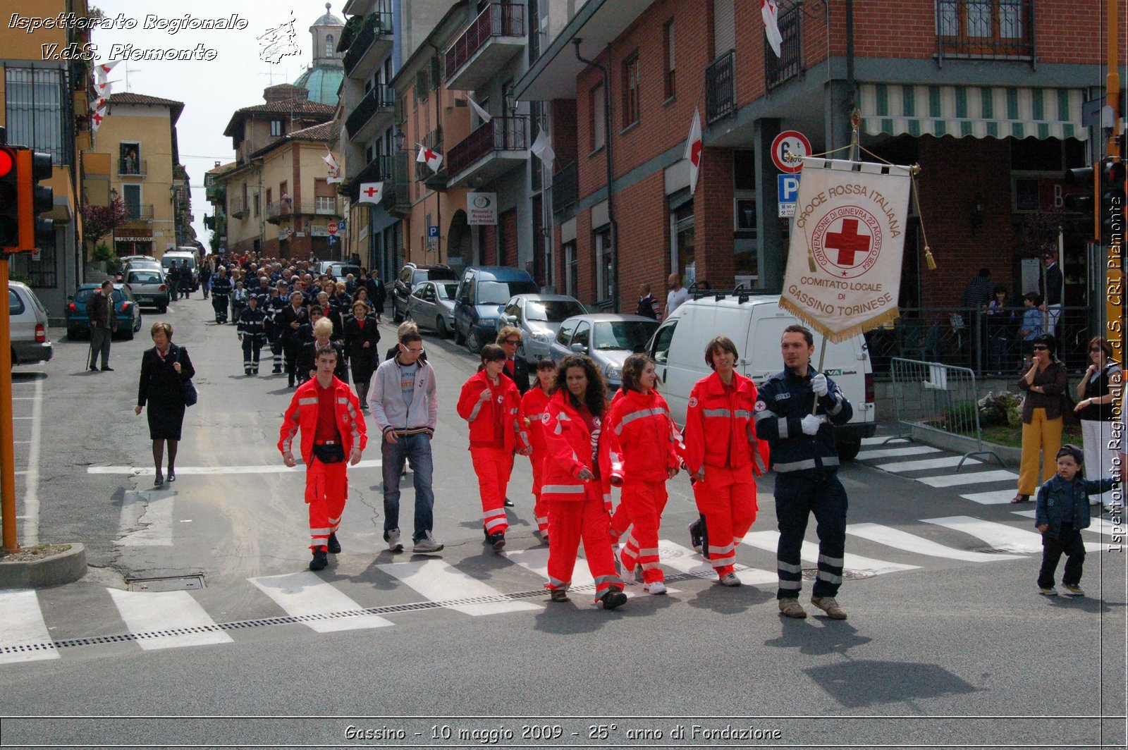 Gassino - 10 maggio 2009 - 25 anno di Fondazione -  Croce Rossa Italiana - Ispettorato Regionale Volontari del Soccorso Piemonte