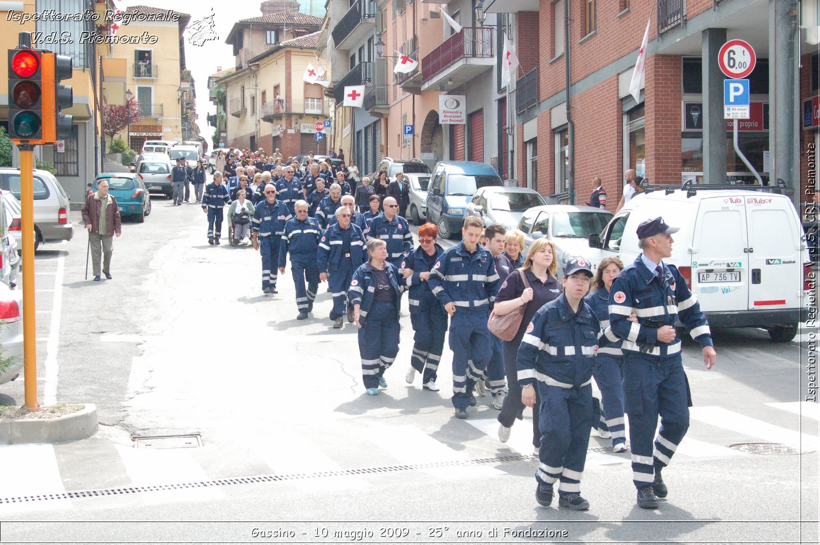 Gassino - 10 maggio 2009 - 25 anno di Fondazione -  Croce Rossa Italiana - Ispettorato Regionale Volontari del Soccorso Piemonte