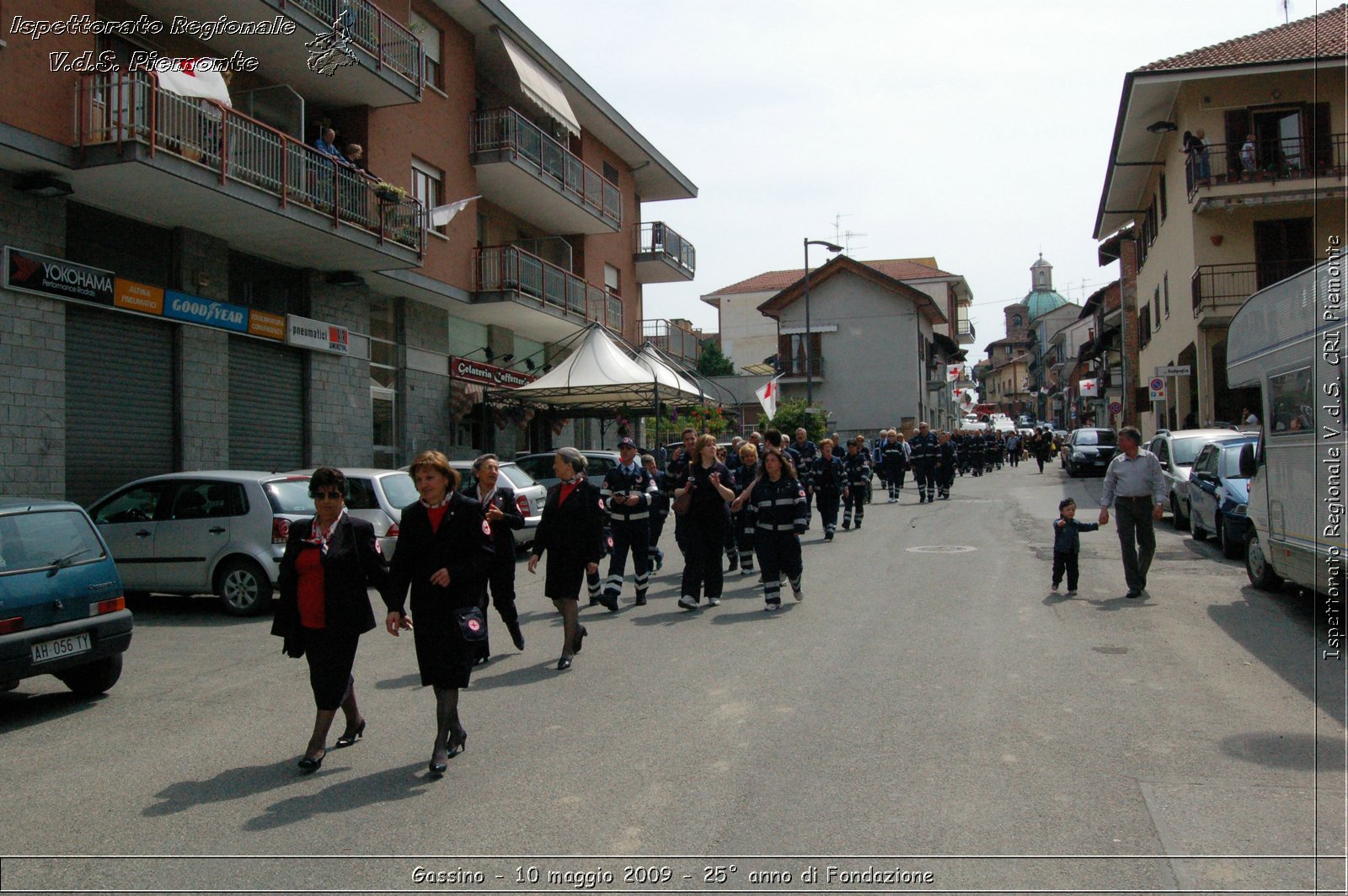 Gassino - 10 maggio 2009 - 25 anno di Fondazione -  Croce Rossa Italiana - Ispettorato Regionale Volontari del Soccorso Piemonte