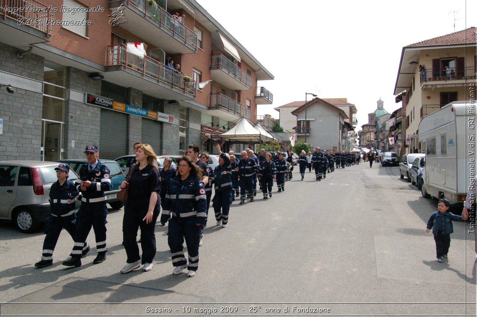 Gassino - 10 maggio 2009 - 25 anno di Fondazione -  Croce Rossa Italiana - Ispettorato Regionale Volontari del Soccorso Piemonte