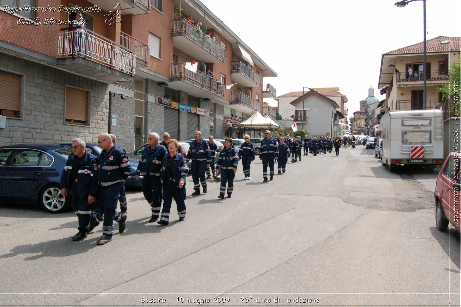 Gassino - 10 maggio 2009 - 25 anno di Fondazione -  Croce Rossa Italiana - Ispettorato Regionale Volontari del Soccorso Piemonte