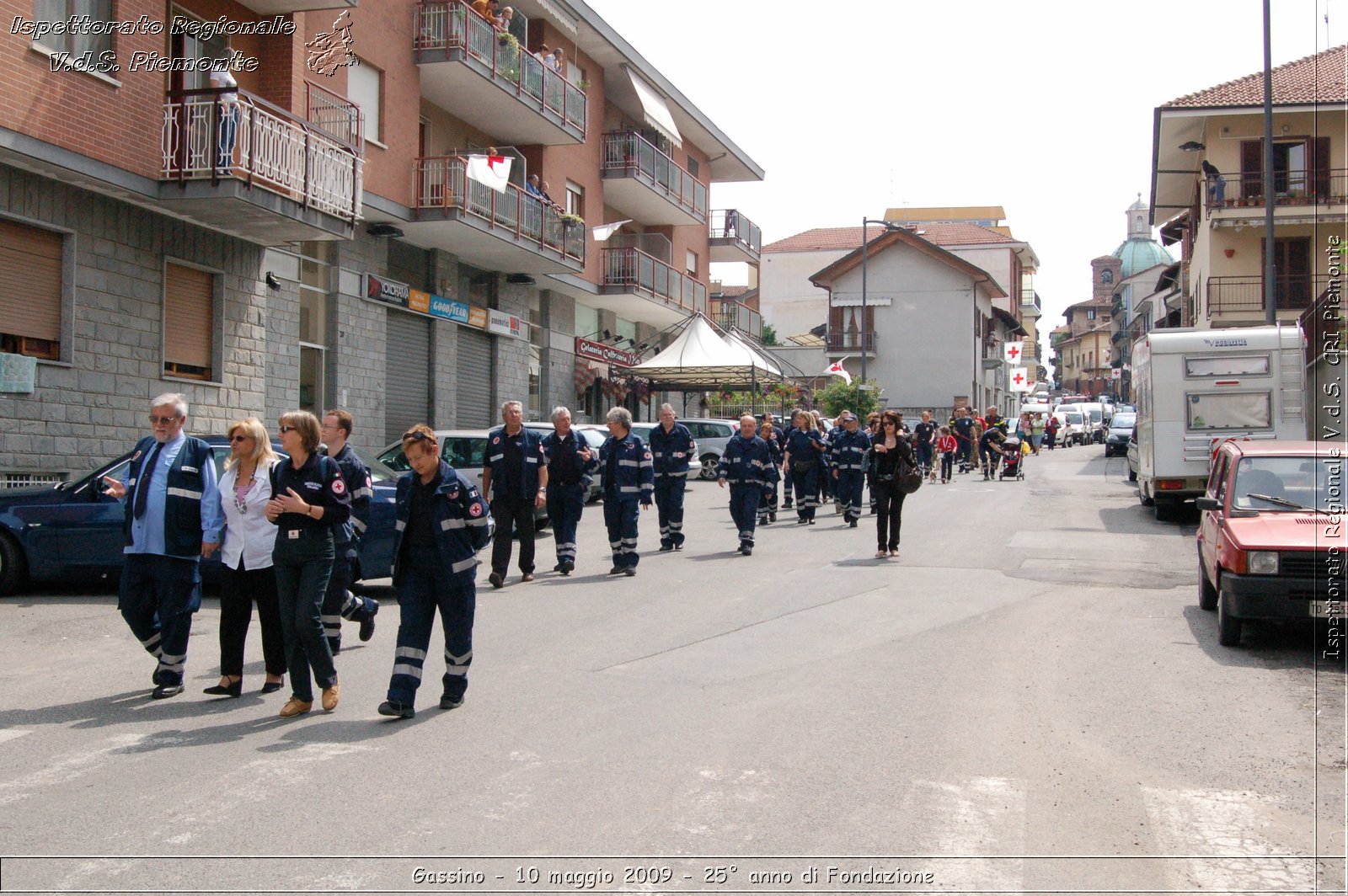 Gassino - 10 maggio 2009 - 25 anno di Fondazione -  Croce Rossa Italiana - Ispettorato Regionale Volontari del Soccorso Piemonte