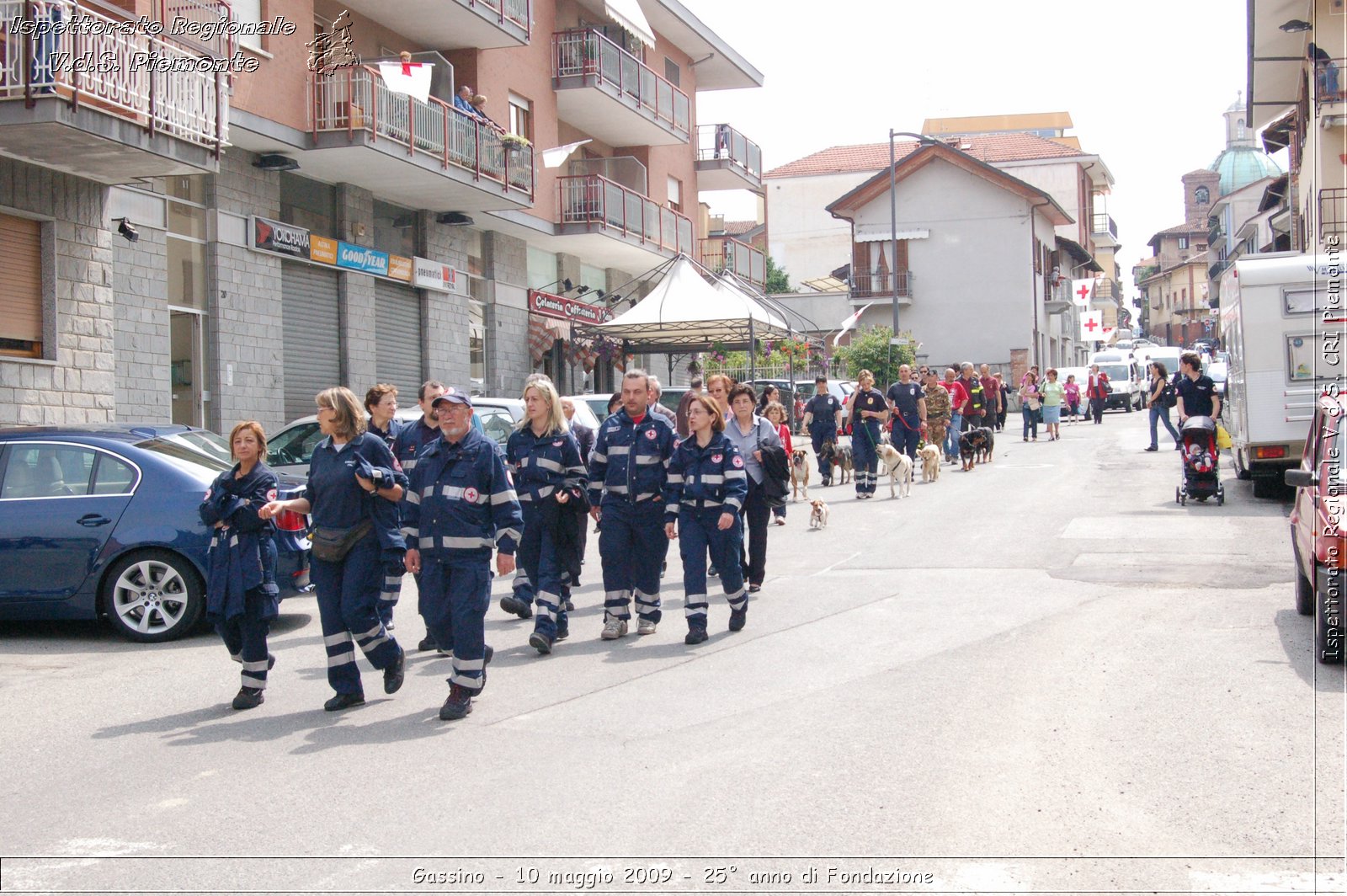 Gassino - 10 maggio 2009 - 25 anno di Fondazione -  Croce Rossa Italiana - Ispettorato Regionale Volontari del Soccorso Piemonte