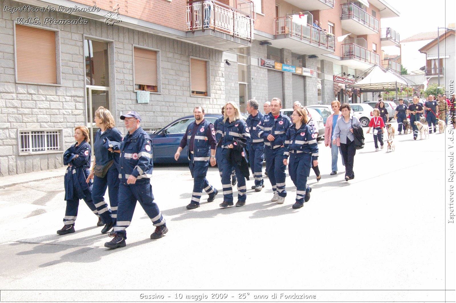 Gassino - 10 maggio 2009 - 25 anno di Fondazione -  Croce Rossa Italiana - Ispettorato Regionale Volontari del Soccorso Piemonte