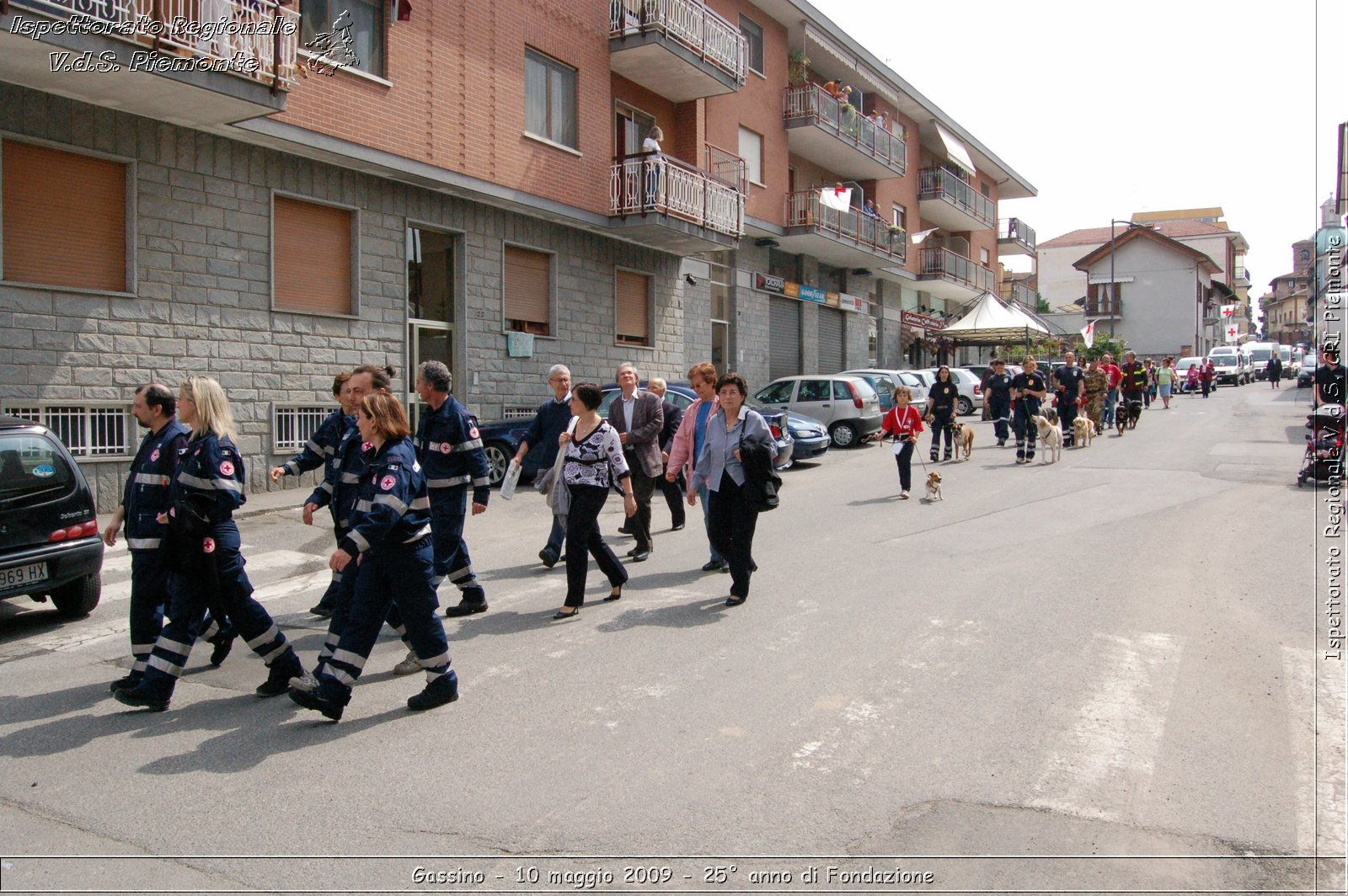 Gassino - 10 maggio 2009 - 25 anno di Fondazione -  Croce Rossa Italiana - Ispettorato Regionale Volontari del Soccorso Piemonte