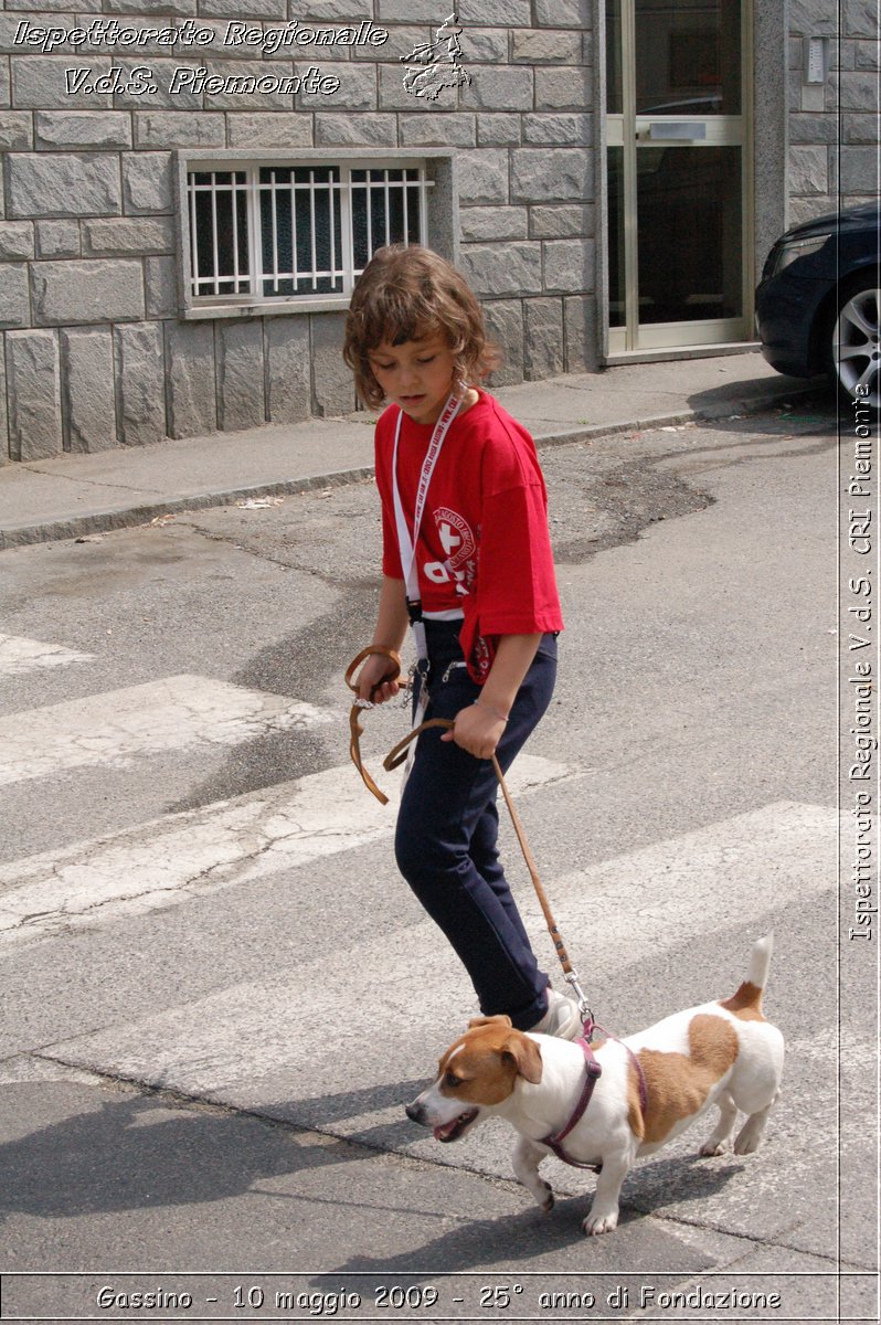 Gassino - 10 maggio 2009 - 25 anno di Fondazione -  Croce Rossa Italiana - Ispettorato Regionale Volontari del Soccorso Piemonte