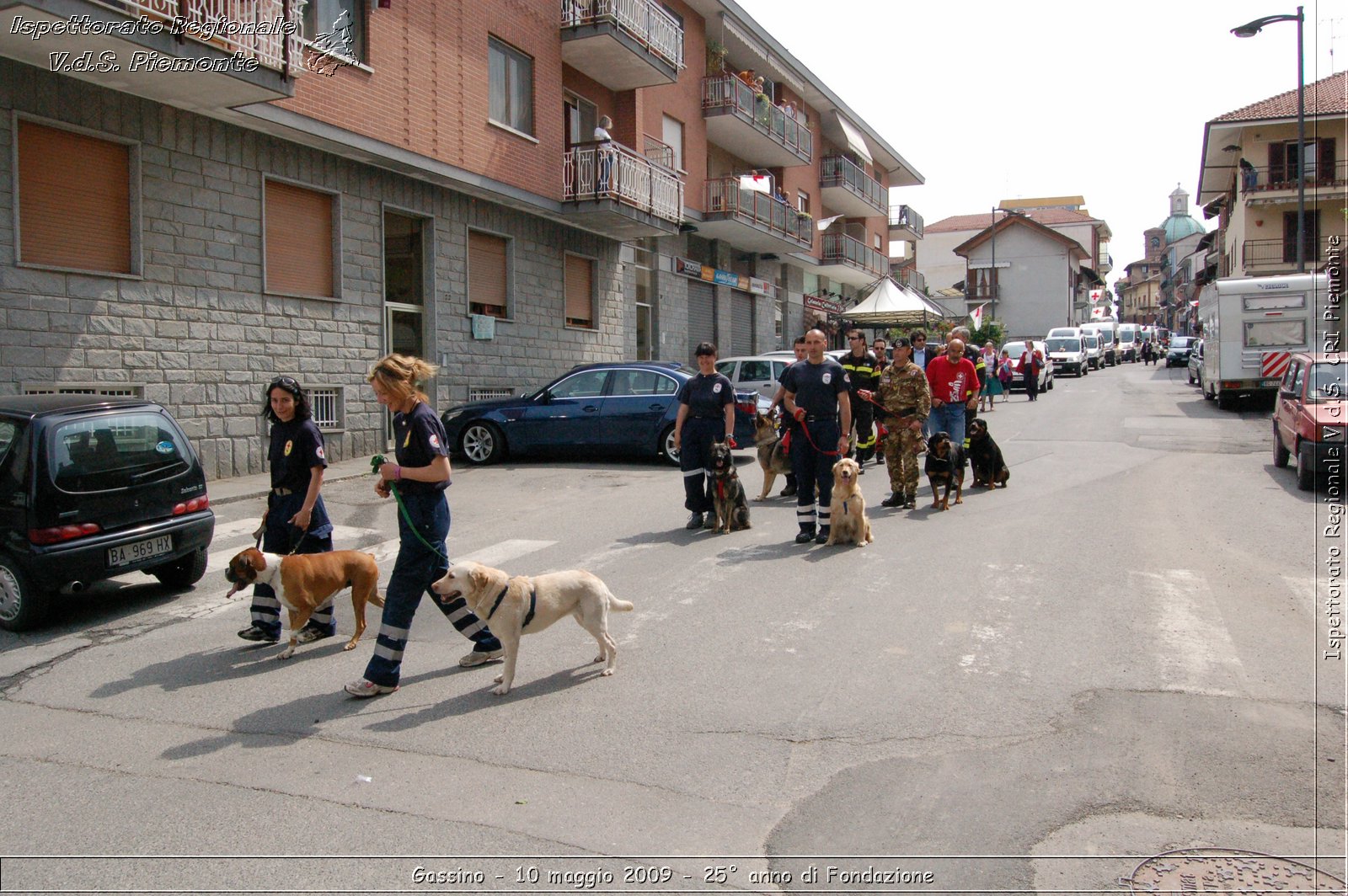 Gassino - 10 maggio 2009 - 25 anno di Fondazione -  Croce Rossa Italiana - Ispettorato Regionale Volontari del Soccorso Piemonte