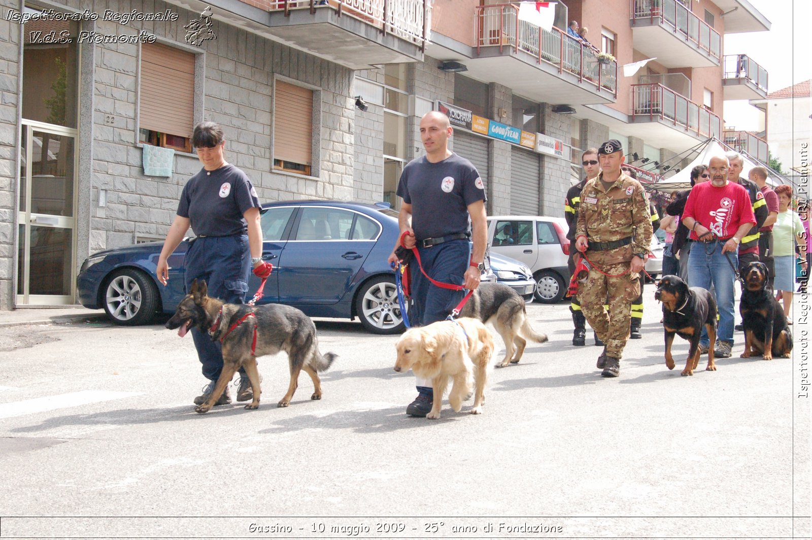 Gassino - 10 maggio 2009 - 25 anno di Fondazione -  Croce Rossa Italiana - Ispettorato Regionale Volontari del Soccorso Piemonte