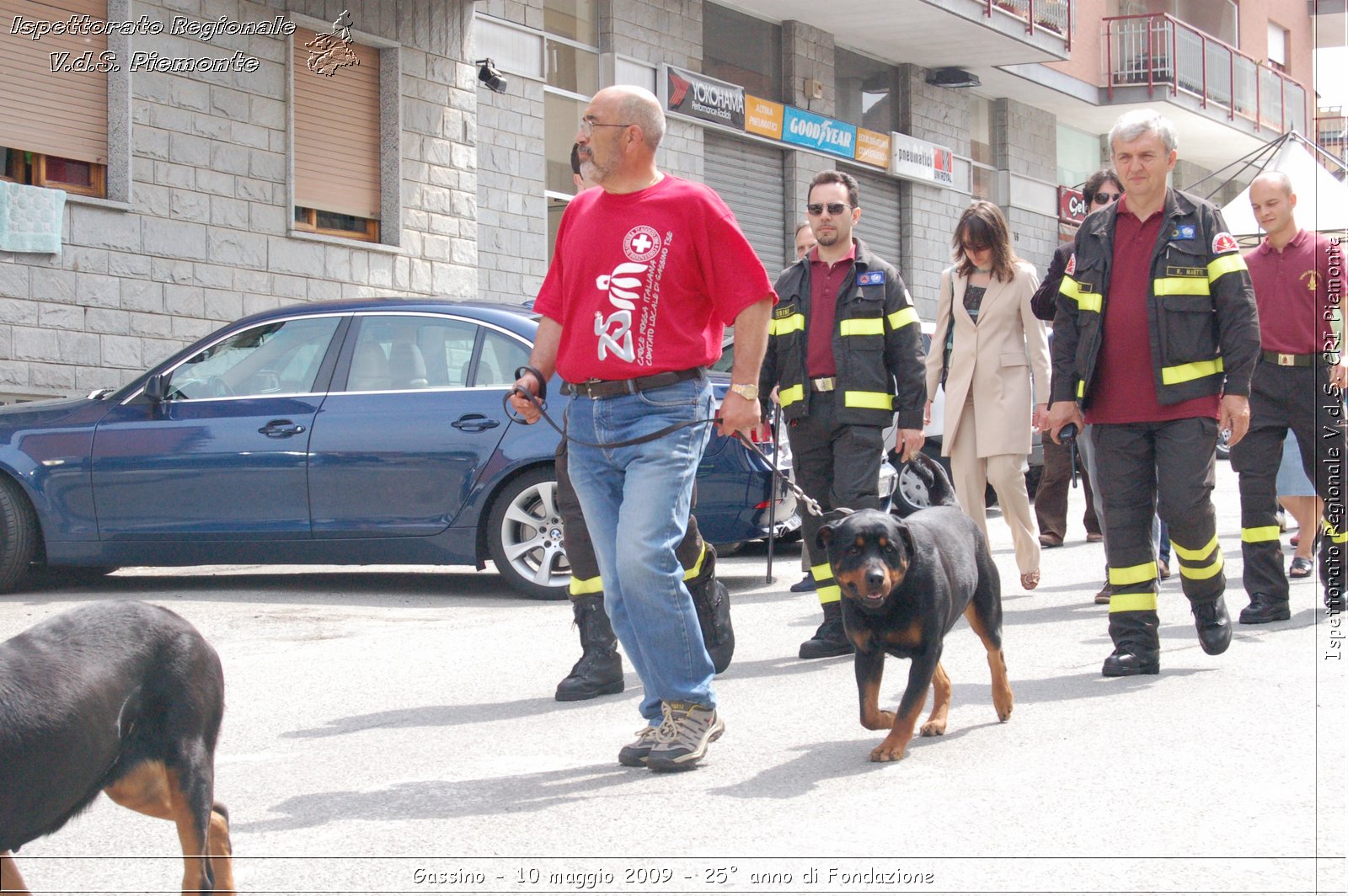 Gassino - 10 maggio 2009 - 25 anno di Fondazione -  Croce Rossa Italiana - Ispettorato Regionale Volontari del Soccorso Piemonte