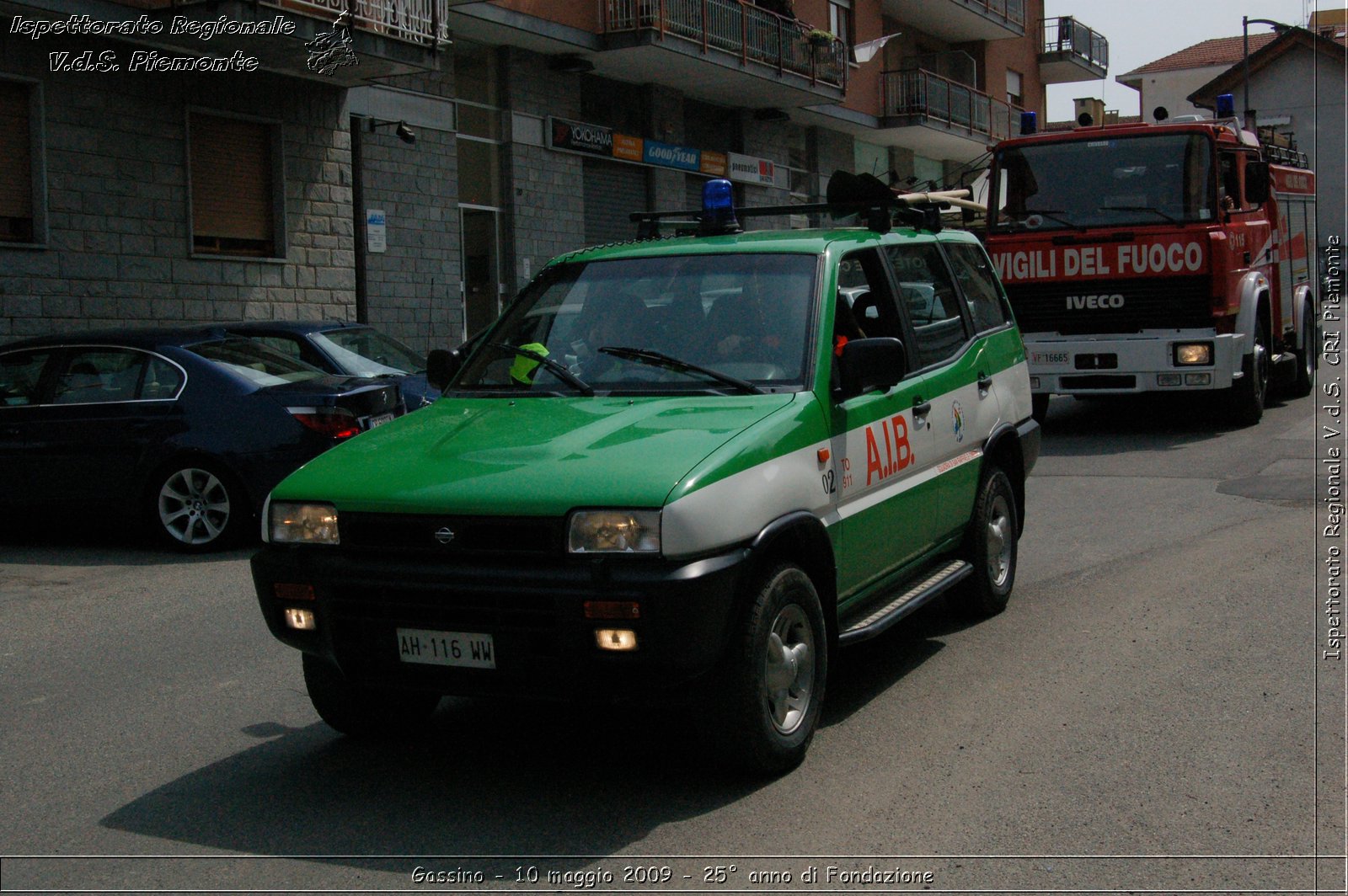 Gassino - 10 maggio 2009 - 25 anno di Fondazione -  Croce Rossa Italiana - Ispettorato Regionale Volontari del Soccorso Piemonte