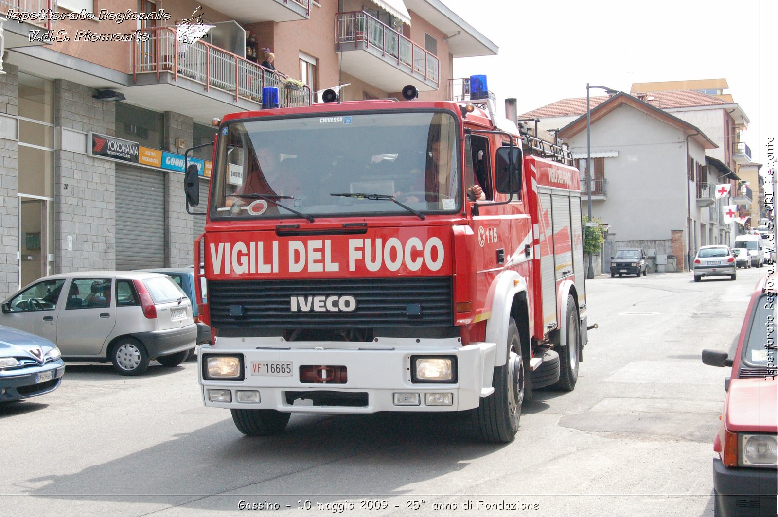 Gassino - 10 maggio 2009 - 25 anno di Fondazione -  Croce Rossa Italiana - Ispettorato Regionale Volontari del Soccorso Piemonte