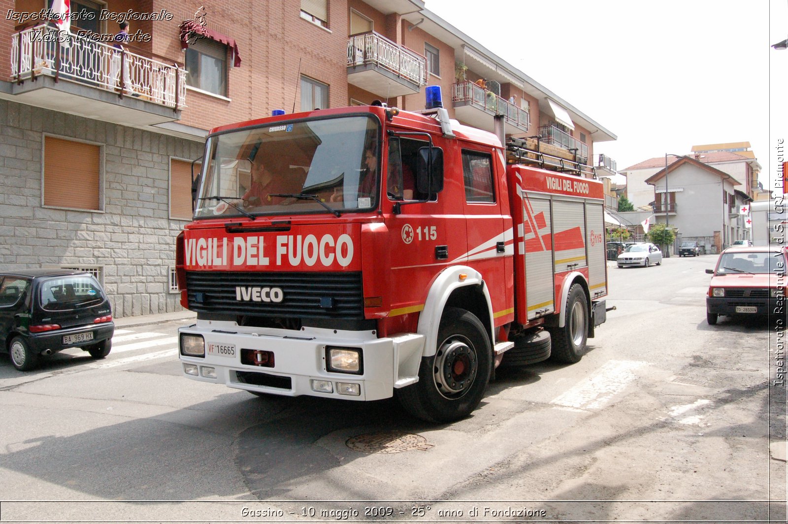 Gassino - 10 maggio 2009 - 25 anno di Fondazione -  Croce Rossa Italiana - Ispettorato Regionale Volontari del Soccorso Piemonte