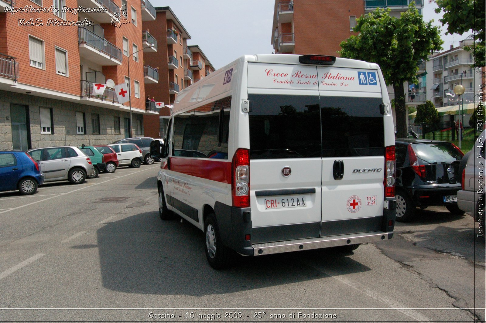 Gassino - 10 maggio 2009 - 25 anno di Fondazione -  Croce Rossa Italiana - Ispettorato Regionale Volontari del Soccorso Piemonte