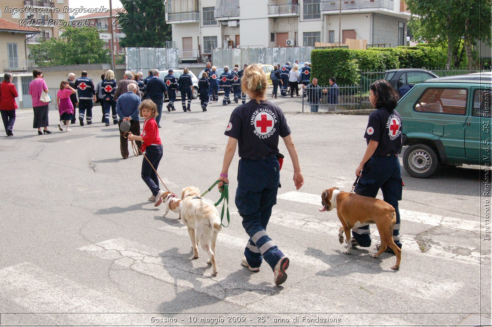 Gassino - 10 maggio 2009 - 25 anno di Fondazione -  Croce Rossa Italiana - Ispettorato Regionale Volontari del Soccorso Piemonte