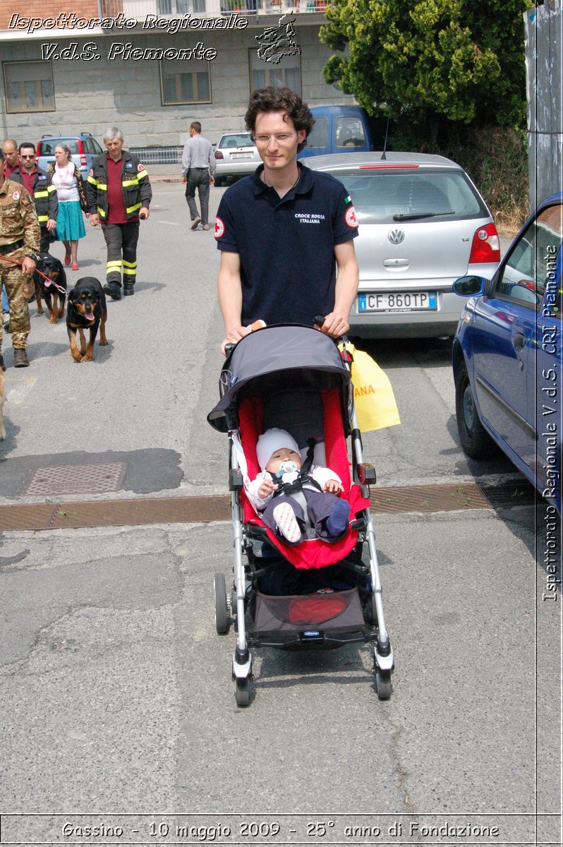 Gassino - 10 maggio 2009 - 25 anno di Fondazione -  Croce Rossa Italiana - Ispettorato Regionale Volontari del Soccorso Piemonte