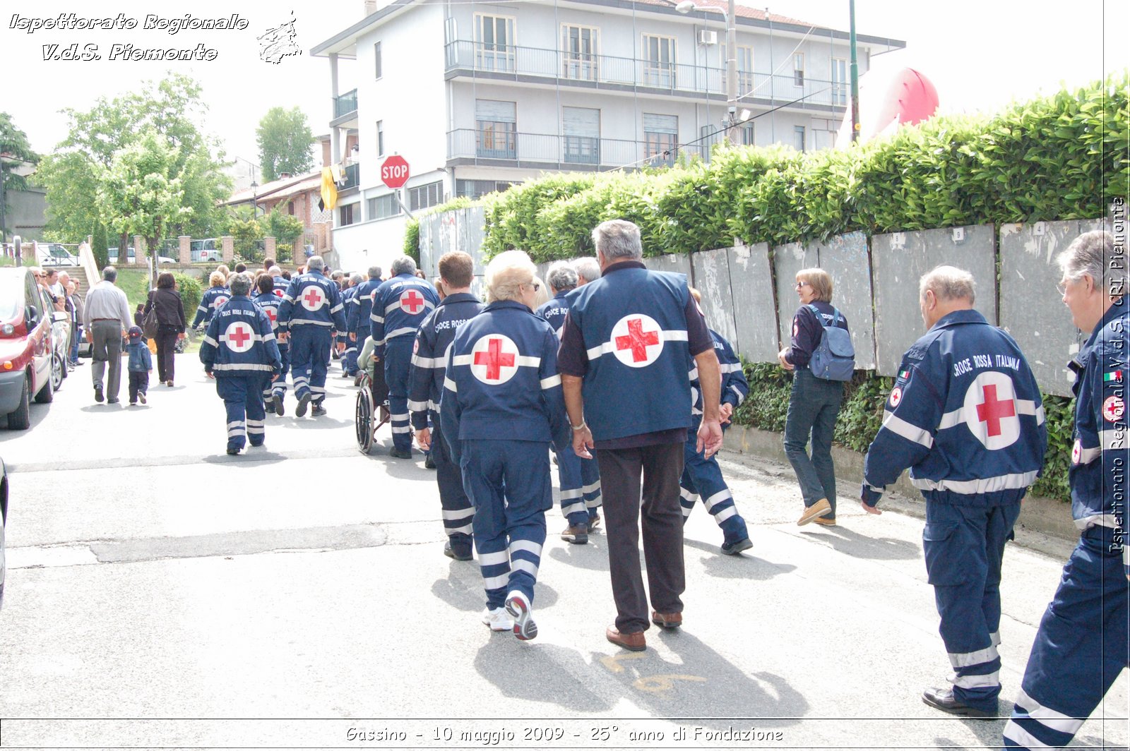 Gassino - 10 maggio 2009 - 25 anno di Fondazione -  Croce Rossa Italiana - Ispettorato Regionale Volontari del Soccorso Piemonte