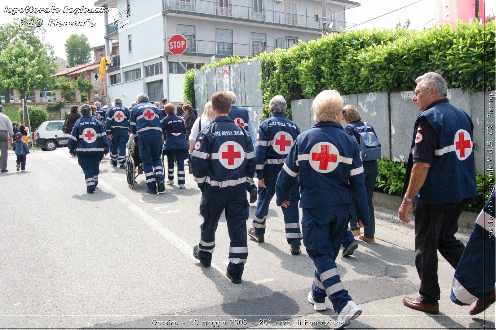 Gassino - 10 maggio 2009 - 25 anno di Fondazione -  Croce Rossa Italiana - Ispettorato Regionale Volontari del Soccorso Piemonte