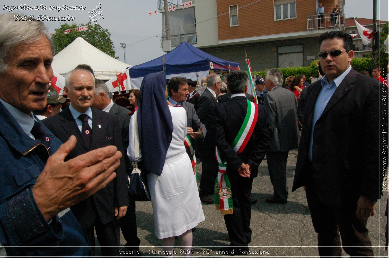 Gassino - 10 maggio 2009 - 25 anno di Fondazione -  Croce Rossa Italiana - Ispettorato Regionale Volontari del Soccorso Piemonte