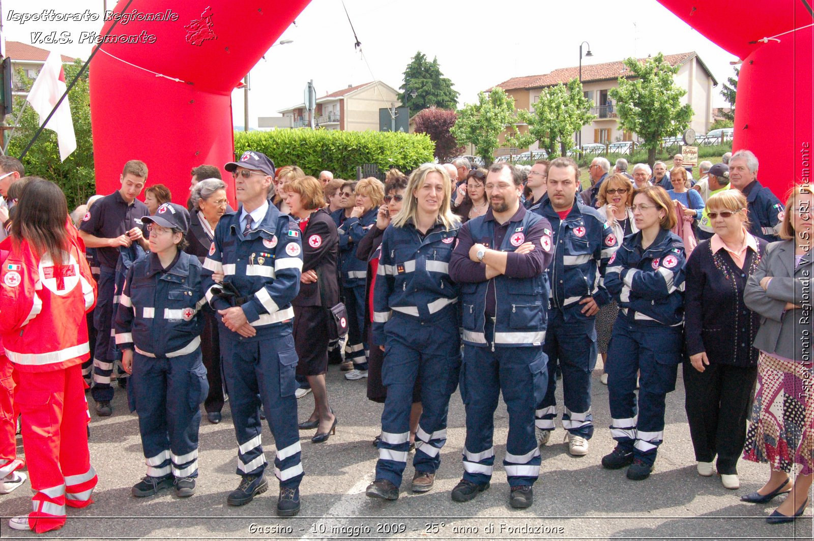 Gassino - 10 maggio 2009 - 25 anno di Fondazione -  Croce Rossa Italiana - Ispettorato Regionale Volontari del Soccorso Piemonte