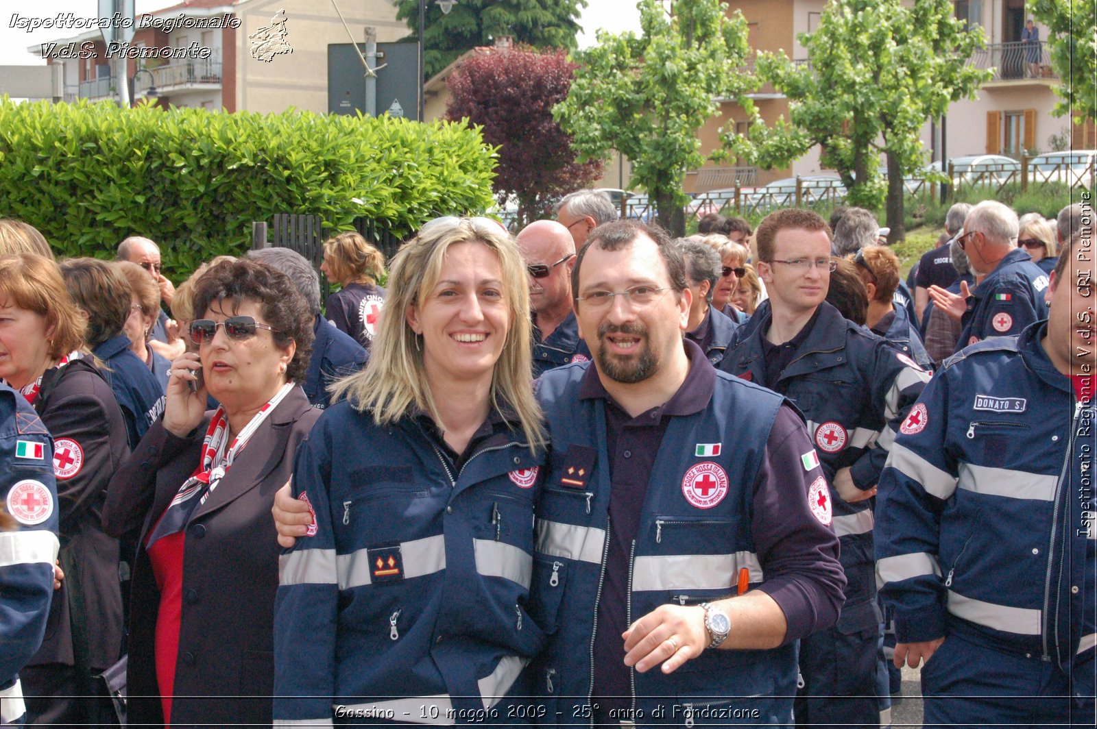 Gassino - 10 maggio 2009 - 25 anno di Fondazione -  Croce Rossa Italiana - Ispettorato Regionale Volontari del Soccorso Piemonte