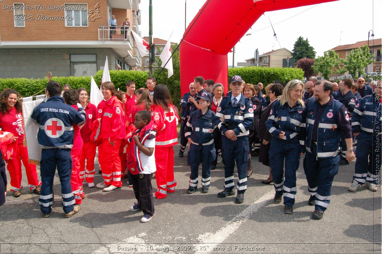 Gassino - 10 maggio 2009 - 25 anno di Fondazione -  Croce Rossa Italiana - Ispettorato Regionale Volontari del Soccorso Piemonte