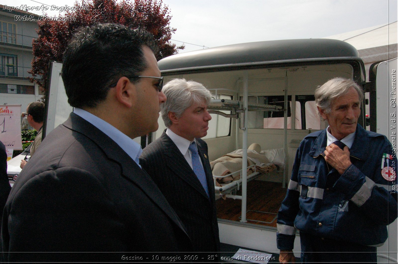 Gassino - 10 maggio 2009 - 25 anno di Fondazione -  Croce Rossa Italiana - Ispettorato Regionale Volontari del Soccorso Piemonte