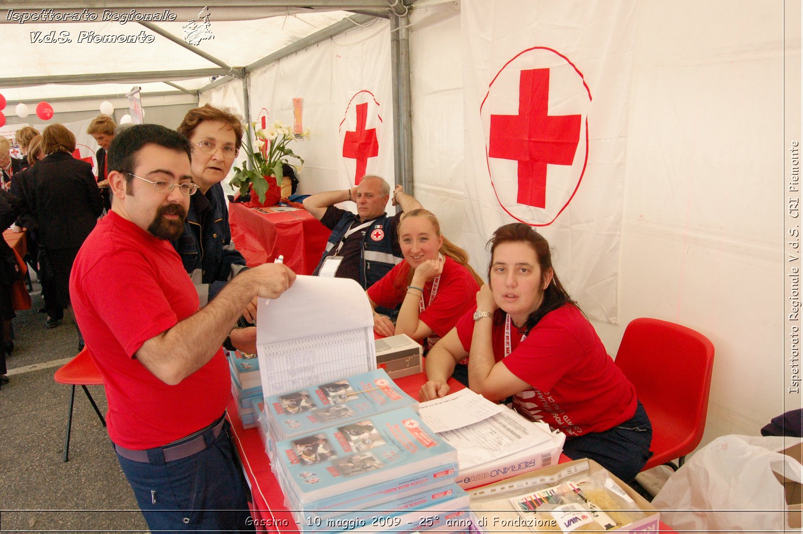 Gassino - 10 maggio 2009 - 25 anno di Fondazione -  Croce Rossa Italiana - Ispettorato Regionale Volontari del Soccorso Piemonte