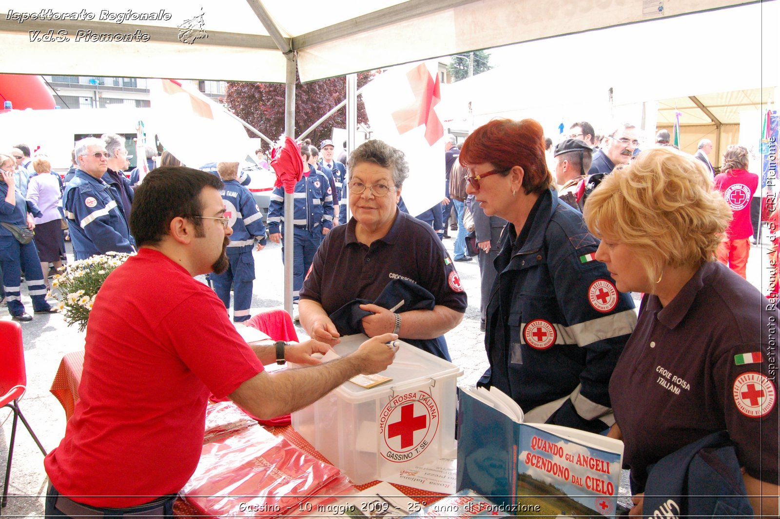 Gassino - 10 maggio 2009 - 25 anno di Fondazione -  Croce Rossa Italiana - Ispettorato Regionale Volontari del Soccorso Piemonte