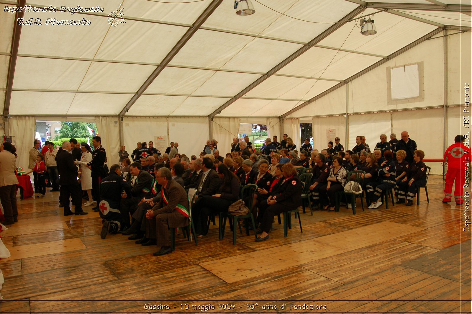 Gassino - 10 maggio 2009 - 25 anno di Fondazione -  Croce Rossa Italiana - Ispettorato Regionale Volontari del Soccorso Piemonte