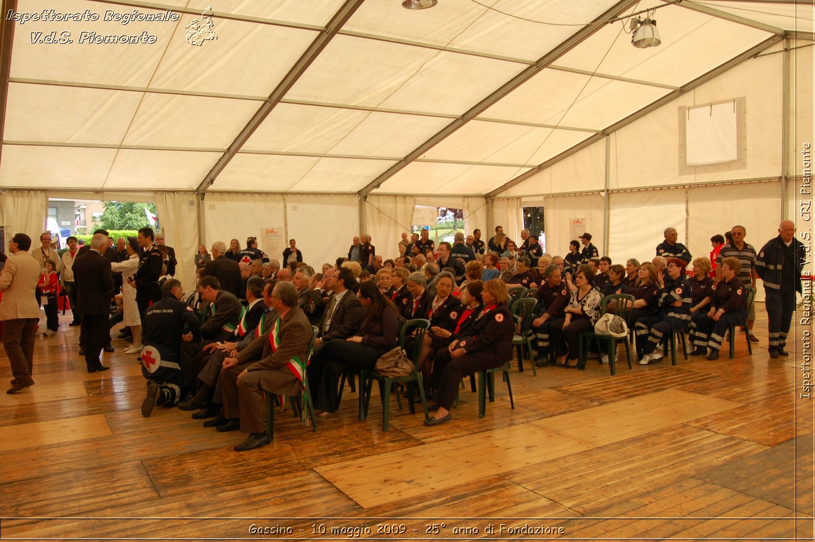 Gassino - 10 maggio 2009 - 25 anno di Fondazione -  Croce Rossa Italiana - Ispettorato Regionale Volontari del Soccorso Piemonte