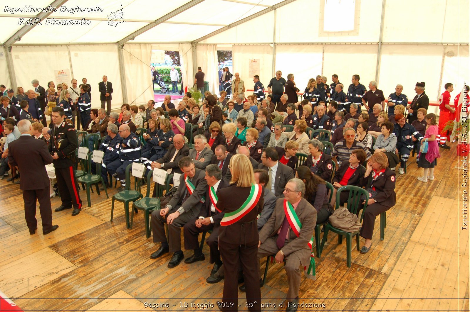 Gassino - 10 maggio 2009 - 25 anno di Fondazione -  Croce Rossa Italiana - Ispettorato Regionale Volontari del Soccorso Piemonte