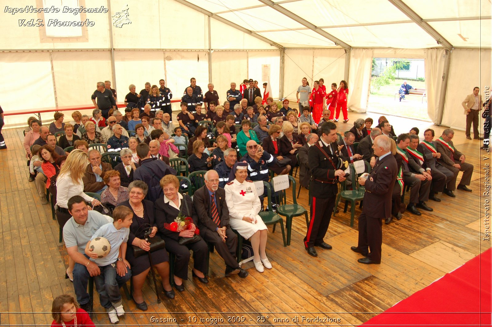 Gassino - 10 maggio 2009 - 25 anno di Fondazione -  Croce Rossa Italiana - Ispettorato Regionale Volontari del Soccorso Piemonte