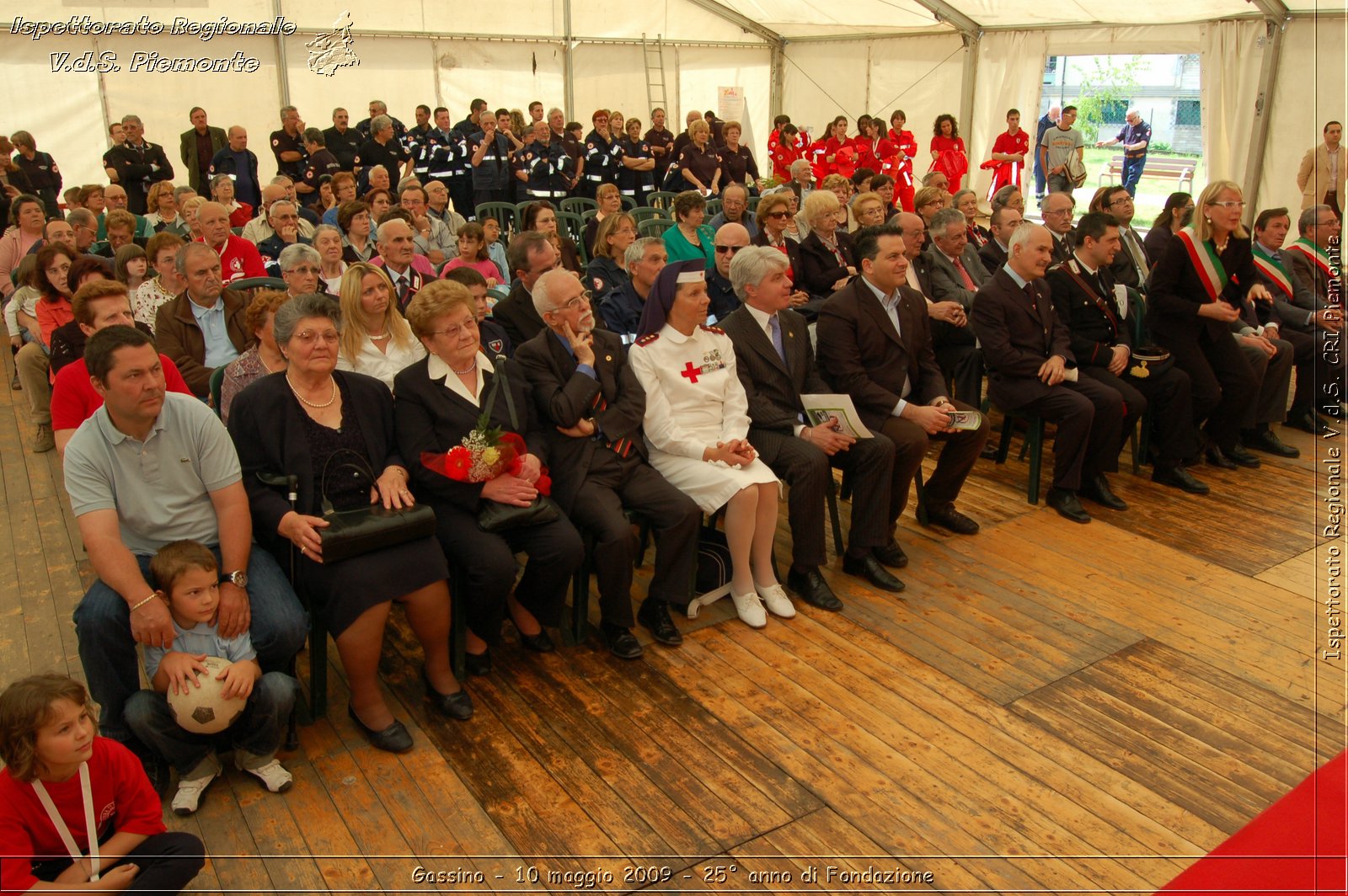 Gassino - 10 maggio 2009 - 25 anno di Fondazione -  Croce Rossa Italiana - Ispettorato Regionale Volontari del Soccorso Piemonte