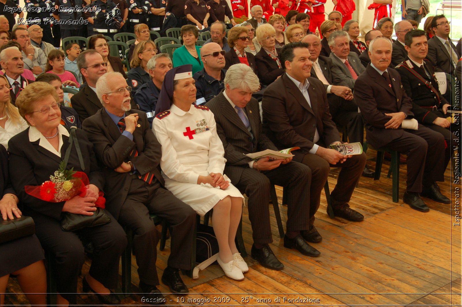 Gassino - 10 maggio 2009 - 25 anno di Fondazione -  Croce Rossa Italiana - Ispettorato Regionale Volontari del Soccorso Piemonte