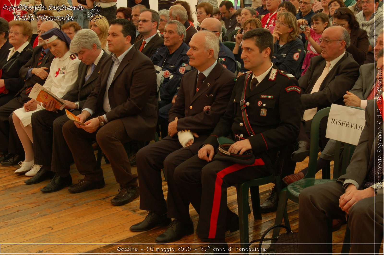 Gassino - 10 maggio 2009 - 25 anno di Fondazione -  Croce Rossa Italiana - Ispettorato Regionale Volontari del Soccorso Piemonte