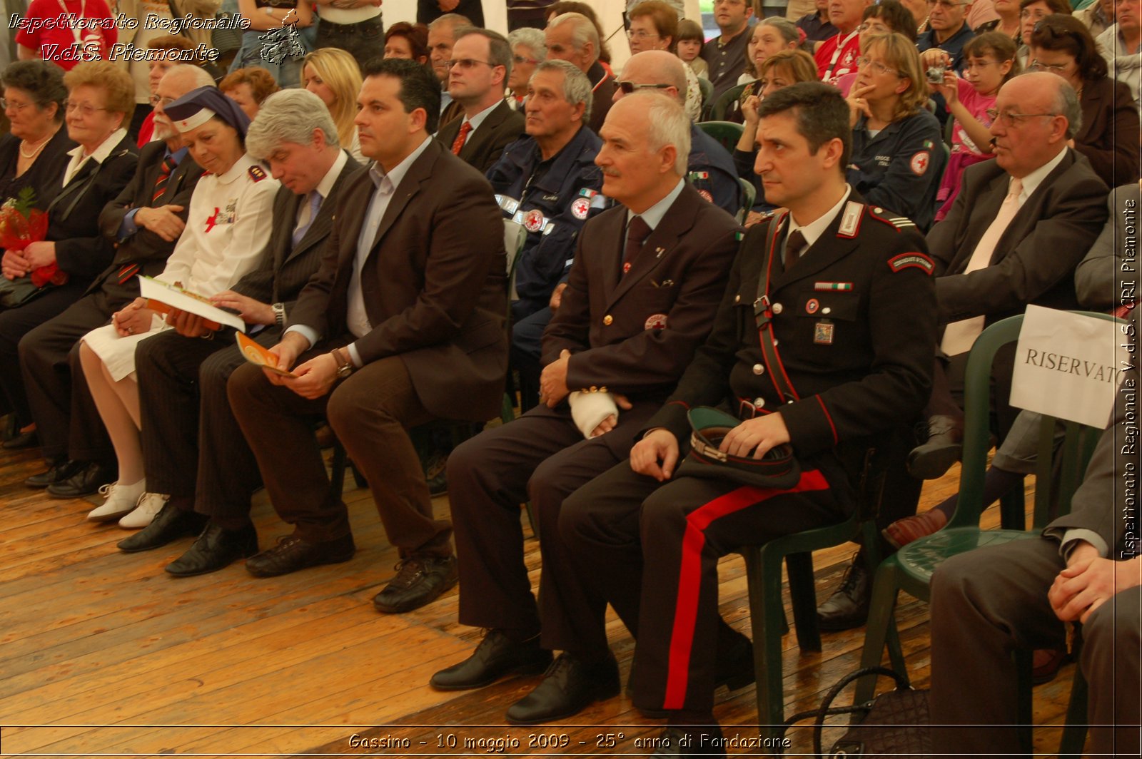 Gassino - 10 maggio 2009 - 25 anno di Fondazione -  Croce Rossa Italiana - Ispettorato Regionale Volontari del Soccorso Piemonte