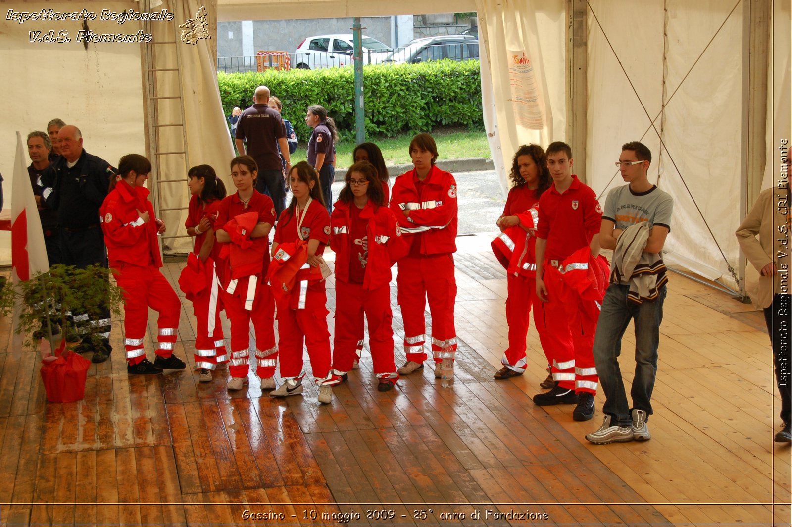 Gassino - 10 maggio 2009 - 25 anno di Fondazione -  Croce Rossa Italiana - Ispettorato Regionale Volontari del Soccorso Piemonte