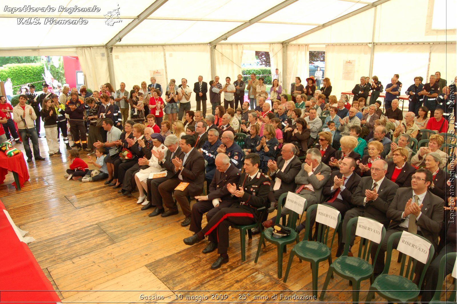 Gassino - 10 maggio 2009 - 25 anno di Fondazione -  Croce Rossa Italiana - Ispettorato Regionale Volontari del Soccorso Piemonte