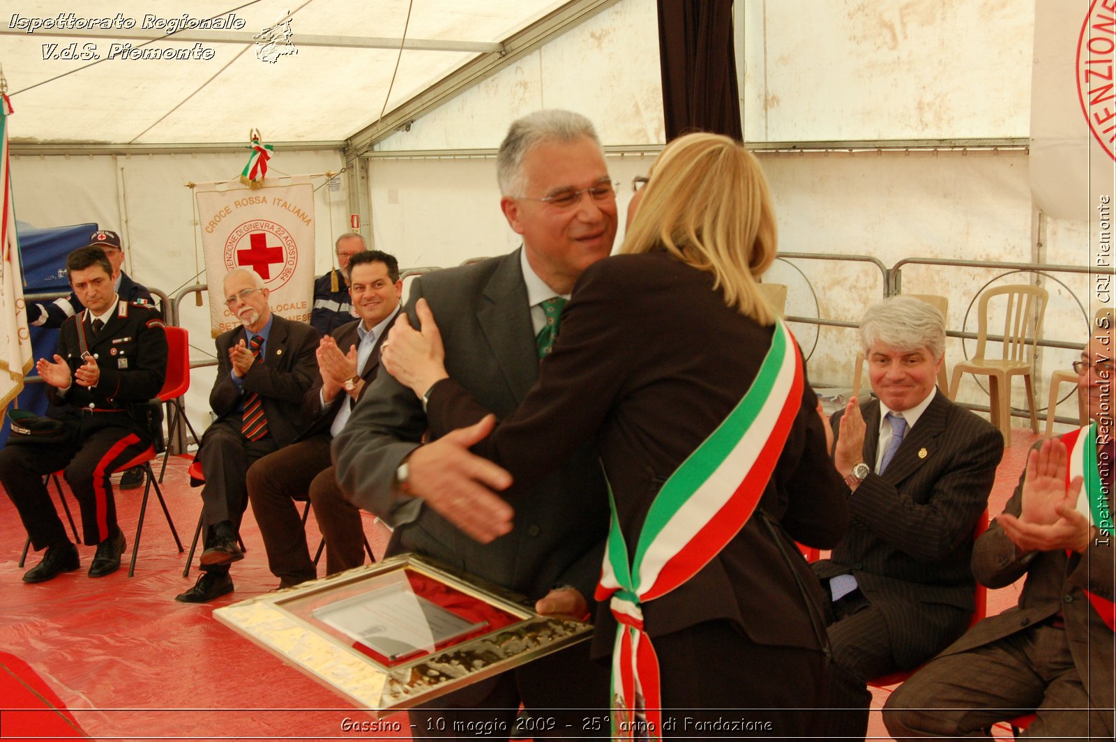 Gassino - 10 maggio 2009 - 25 anno di Fondazione -  Croce Rossa Italiana - Ispettorato Regionale Volontari del Soccorso Piemonte