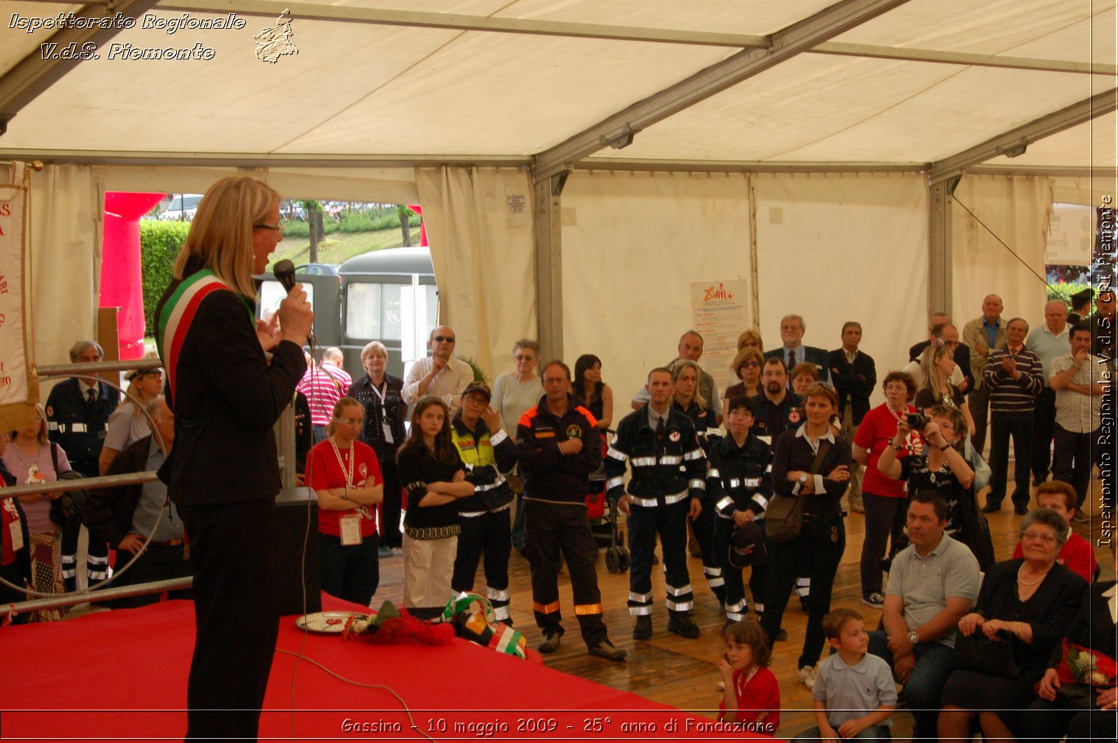 Gassino - 10 maggio 2009 - 25 anno di Fondazione -  Croce Rossa Italiana - Ispettorato Regionale Volontari del Soccorso Piemonte