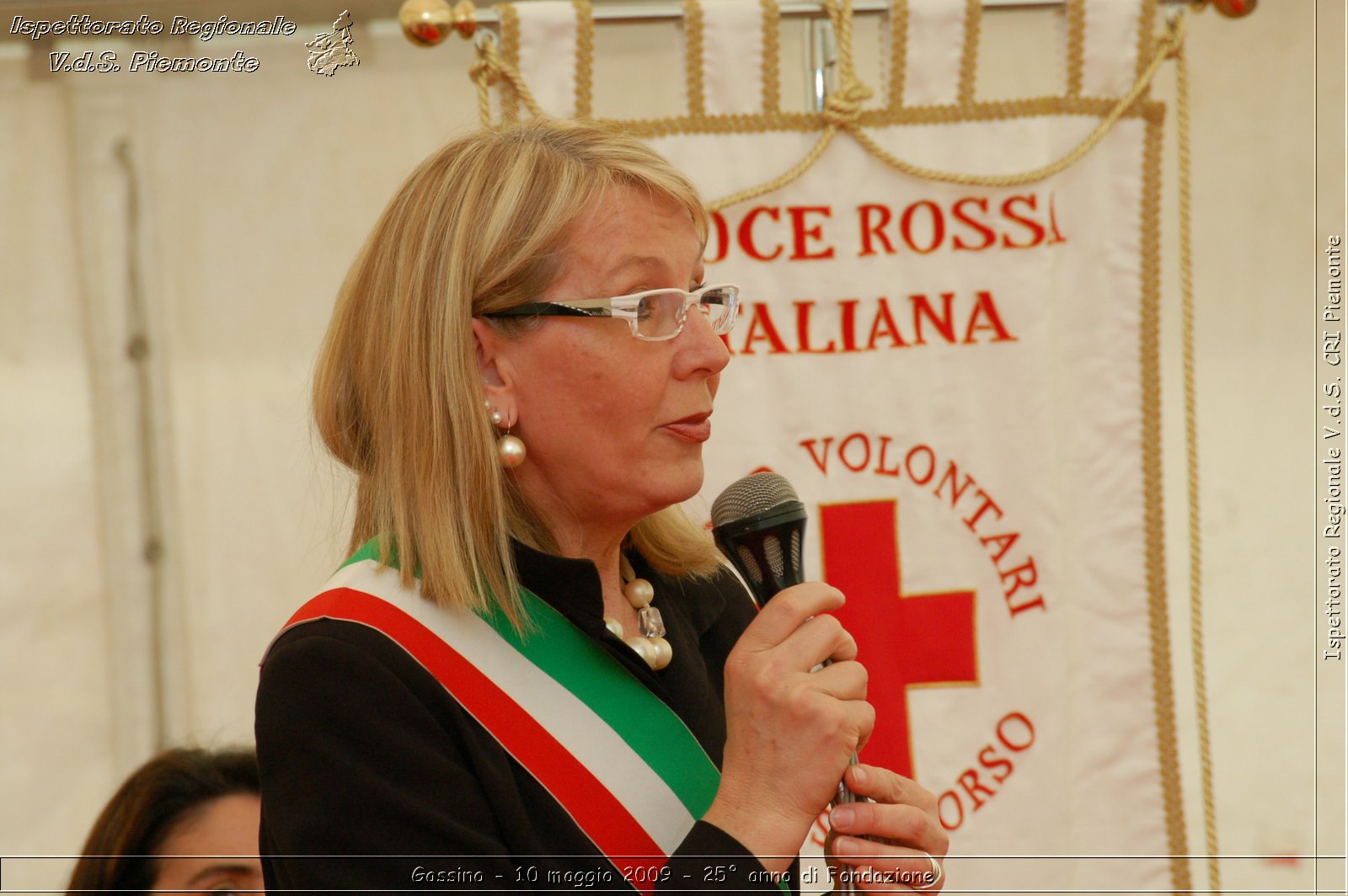 Gassino - 10 maggio 2009 - 25 anno di Fondazione -  Croce Rossa Italiana - Ispettorato Regionale Volontari del Soccorso Piemonte