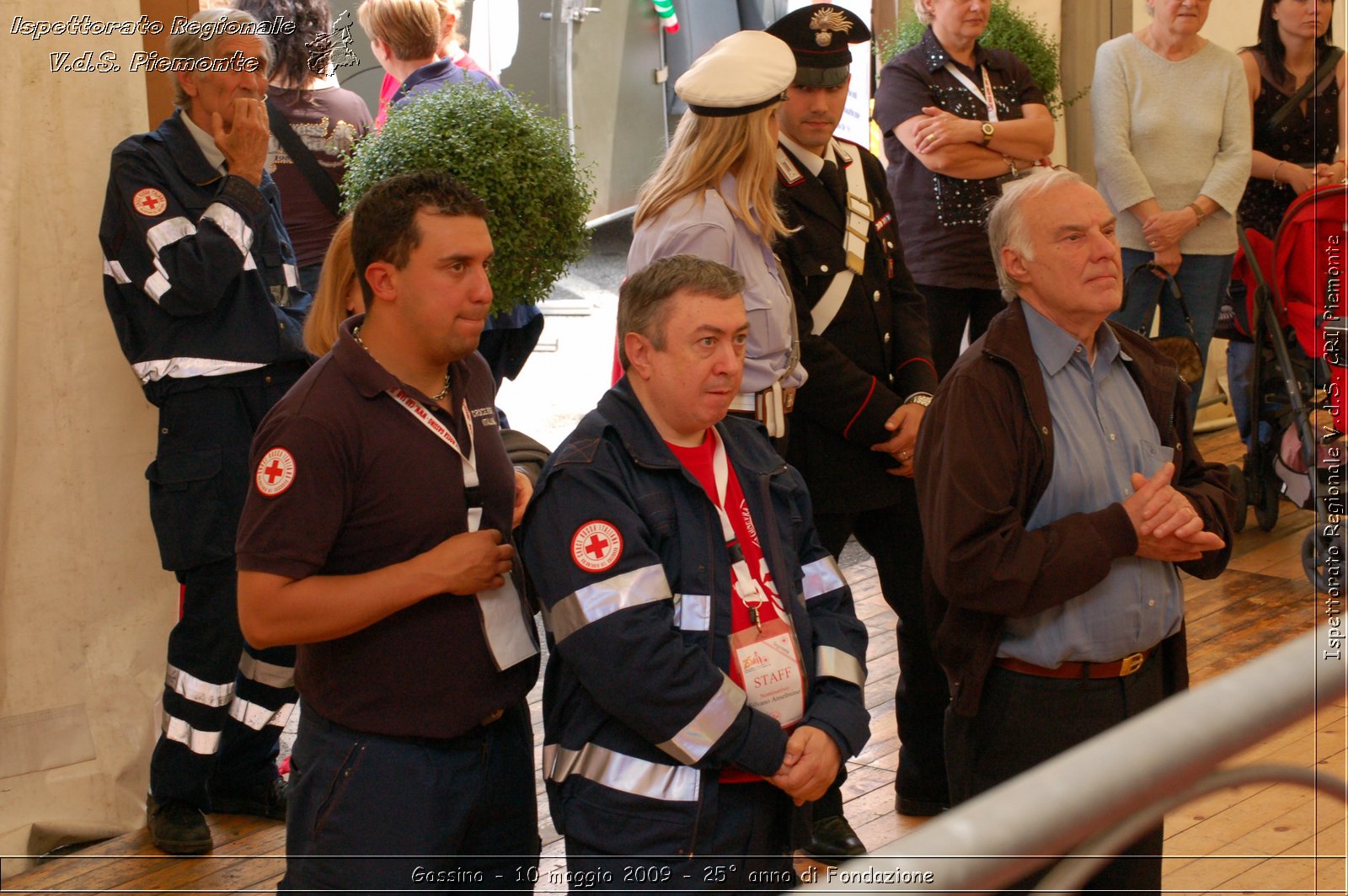 Gassino - 10 maggio 2009 - 25 anno di Fondazione -  Croce Rossa Italiana - Ispettorato Regionale Volontari del Soccorso Piemonte