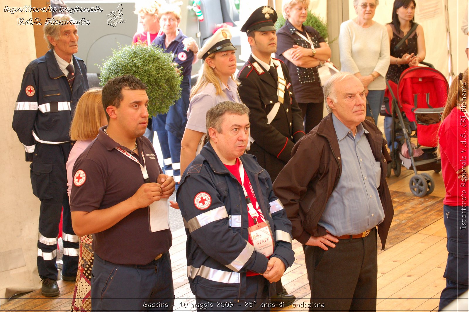 Gassino - 10 maggio 2009 - 25 anno di Fondazione -  Croce Rossa Italiana - Ispettorato Regionale Volontari del Soccorso Piemonte